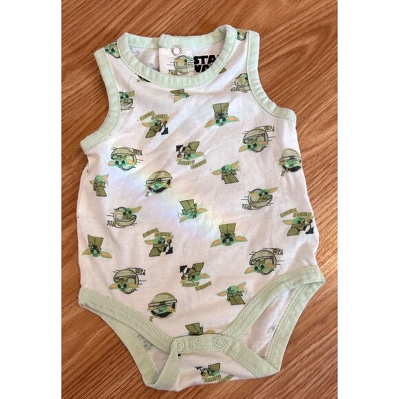 Star Wars Baby Yoda Bodysuits 2-Pack Unisex 0-3M - Picture 3 of 6